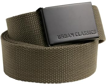 Unisex Tb305-Canvas Belt 1 Olive/Black One Size