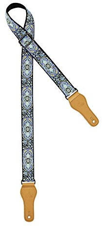 Ortega Guitars Ukulele Gurt Verstellbar - Creative Series - Baumwolle, Classic Blue (OCS-550U) | Länge verstellbar, für Banjolele, Guitalele, Mandoline, Ukulele, OCS-550U