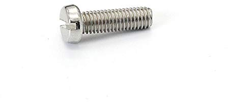 8mm Schraube Edelstahlschraube, Flachkopfschraube Schlitz Rundkopfnagel Rundkopfschraube, Maschinenschraube M4-M4 * 50 [10 Stück]