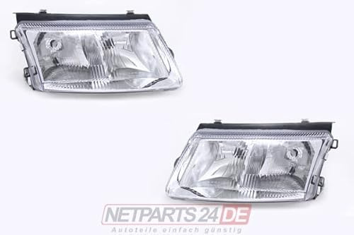 Johns, Scheinwerfer Halogen passend für VW Passat 3B 96-00 SET FF H7 H4 Lin R