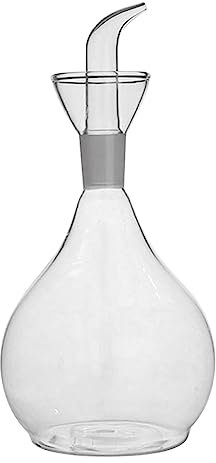 Fonowx Bottiglia di Olio di Vetro, Decanter per caraffa di Olio, Forniture da Cucina, di aceto di Olio Ricaricabile con versatore, distributore di, 900 ml