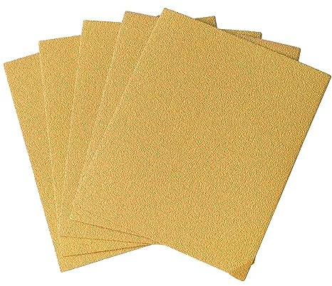 Trend Aluminium Oxide Sanding Sheets, 40 Grit, 230 x 280 mm, Pack of 5 | Strong Aluminium Oxide Sheets For Wood, Metal And Paint Removal With Anti-Clog Coating, AB/S230/40A