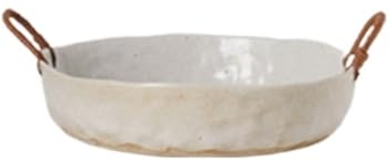 Corbeille Fruit Porte Fruit Panier Fruit Bol À Fruits Panier À Fruits En Céramique Pour Comptoir De Cuisine Bol À Fruits De Cuisine Vert Blanc Coupe a Fruit (Color : White, Size : 25.5 * 5.5cm)