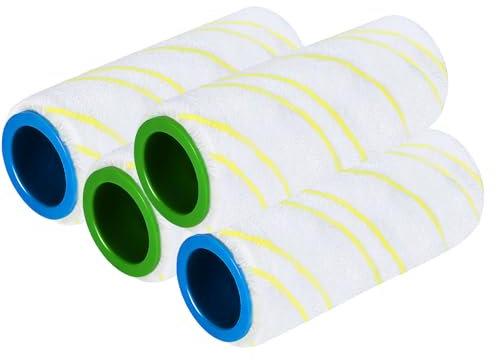 USHOP Spazzola a Rullo Per Kärcher FC7 FC5 FC3D FC3,Rulli di Ricambi,Spazzola di ricambio per lavapavimenti(4PCS)