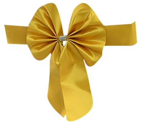 Zqxnt Cinta elástica de satén decorativa para respaldo de silla, se ajusta fácilmente a lazos de cinta deslizante para el hogar elegante