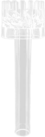 GSUNLEO 1pcs Aquarium Surface Skimmer - Clear Protein & Oil Film Remover Accessory for Fish Tanks - Plastic Inflow & Outflow Pipe Set