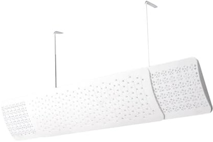 CashMuch Deflector de aire acondicionado, ajustable de 56 a 91 cm, para diseño Hycomb para evitar la suciedad y el aire frío, para unidades de CA montadas en la pared, color blanco