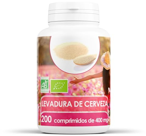 Levure de Bière Bio - Saccharomyces cerevisiae - CHEVEUX, ONGLES, PEAU - 400mg - 200 Comprimés