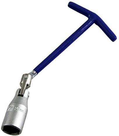 Zündkerzen Gelenkschlüssel 16, 21mm T- Griff Zündkerzenschlüssel Nuss Merox 106, Schlüsselweite:SW 21mm