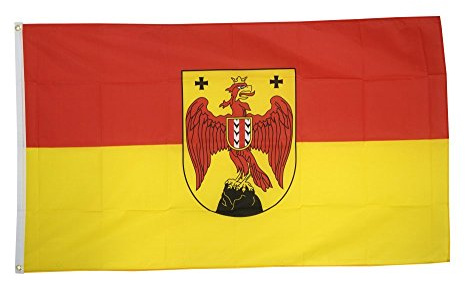 Flaggenfritze Fahne/Flagge Österreich Burgenland + gratis Sticker