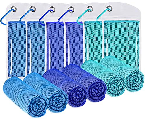 SZELAM Kühlendes Handtuch,EIS-Handtuch,Atmungsaktives,kühles Handtuch,Mikrofaser-Handtuch für Yoga, Fitnessstudio,Training,Sport,Fitness,Laufen,Camping,Wandern