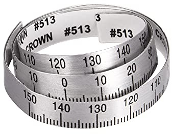sourcing map Center Finding Ruler 150mm-0-150mm Table Sticky Adhesive Tape Measure, Aluminum Track Ruler with Holes, (from the Middle).