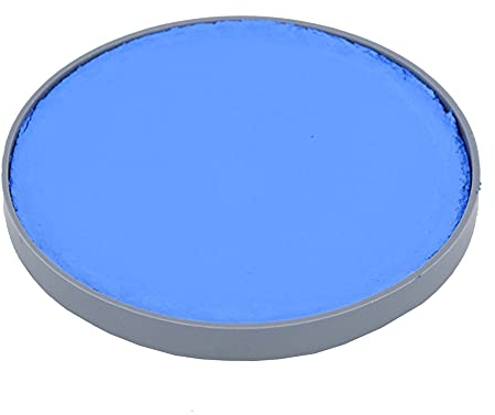 Grimas Water-Make-Up, 25ml Wasserschminke, Farbe blau 303, professionelle Körperfarbe, schnelltrockend und sehr hautschonend, ideal fürs Kinderschminken, Karneval und Halloween, auf Wasserbasis