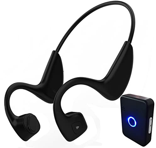 BenexBesdi Wireless TV Listening Headsets Hearing Device with Sound Collector, Bone Conduction Hearing Headphones with Microphone Sound Pickup Box to Watch TV and Conversation