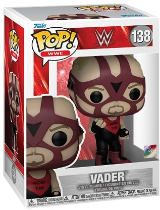 Funko POP! WWE: Big Van Vader | Offizielles Sport Merch - Vinyl Sammelfigur als Regal Deko - Geschenkidee zum Geburtstag für Fans und Sammler