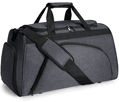 BERTASCHE Sporttasche Herren,Trainingstasche mit Schuhfach & Nassfach, Reisetasche 50L FÜR Sport, Fitnessstudio, Gym, Sauna, Weekender, Schwimm, Damen