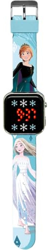Kids Licensing LED-Digitaluhr für Kinder mit Charakteren hat Zeit-, Datums- und Armbandfunktionen