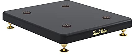 Pieds d'Enceintes Supports d'enceintes Universels, pour Haut-parleurs de Bureau et Satellites HiFi Home-Cinéma, Supports de Moniteur, pour Enceintes d'étagère Moyennes et Petites (Couleur : B-Single