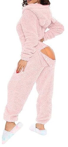 Pigiama Donna Sexy Hot Invernale per Sesso Grande Intimi Bottoni Stretti Lingerie Babydoll Donna Sexy Hot Lingeria Body Jumpsuit Monopezzi Alta Elasticità Sleepwear