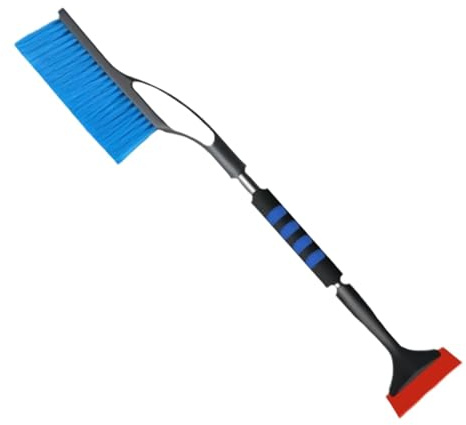 Rascador de hielo - Máquina para cepillos de nieve, raspador de hielo portátil con cepillo | Limpiaparabrisas anticongelante para ventanas y parabrisas, raspador y cepillo de hielo, cepillo para