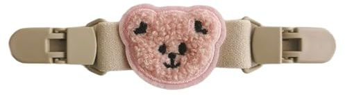 KMGDM Bear Designs Elastischer Clip, Kleinkinderfreundlicher Clip für Kinder, Overalls sorgt für sichere Passform und Komfort für Kinder von 0 bis