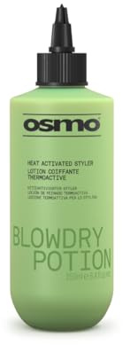 Osmo Blowdry Potion, Styling Lotion, 250ml | Heat Activated Formula Designed to Thicken and Hold All Hair Looks, Volumising, Vegan
