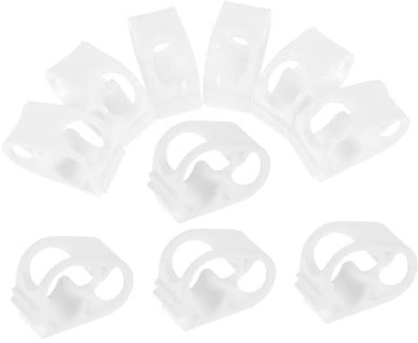 GANAZONO 10 Pièces Pinces de Serrage Tuyau Silicone Régulateur de Flux pour Contrôle et Arrêt Eau Siphon Adaptable Irrigation Brasserie
