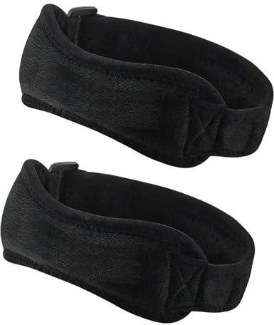 Pevlkawr 2 Sangles De Genou Pour Tendon Rotulien Protection Genoux Sport Maintien Genoux Sport Genouillère Rotulienne Réglable Pour Fitness, Sport, Running Pour Hommes, Femmes
