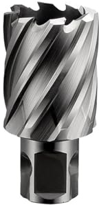 Punta for trapano a tazza con fresa anulare HSS-E da 12-60 mm x 25 for gambo magnetico universale/Weldon/Fein a innesto rapido(Universal Shank,23x25)