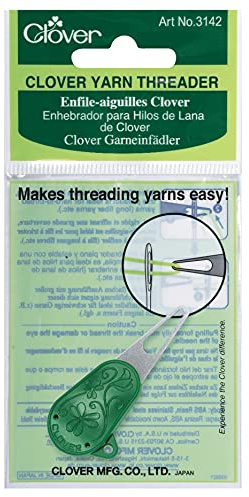 Clover 3142 Yarn Threader,Dark green