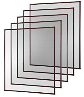 empasa Insektenschutz Fliegengitter Fenster Alurahmen Basic weiß oder braun 120 x 140 cm 5er SET
