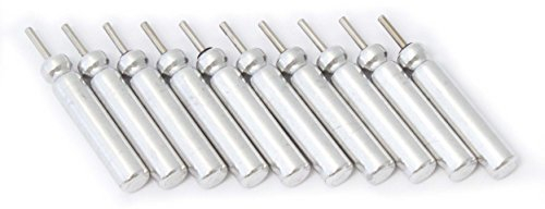 vhbw 10x Batería no Recargable (Varilla) Tipo CR425 Compatible con LED, flotadores, Pesca, Boyas (25 mAh, 3 V, Litio)