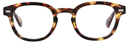 peepers by peeperspecs mens Headliner Blue Light Blocking Reading Glasses, Tortoise, 46 US