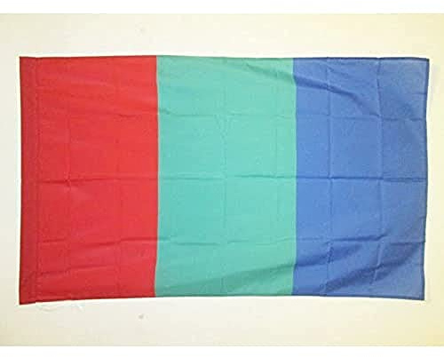 AZ FLAG Bandiera Planeta Marte 90x60 cm Poliestere 100D Asola | Uso interno ed esterno bandiera decorativa del Pianeta rosso doppie cuciture e bordi rinforzati con guaina per asta