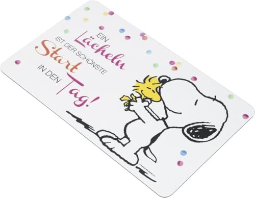 Peanuts Ein Lächeln ist der schönste Start in den Tag! Unisex Frühstücksbrett Multicolor