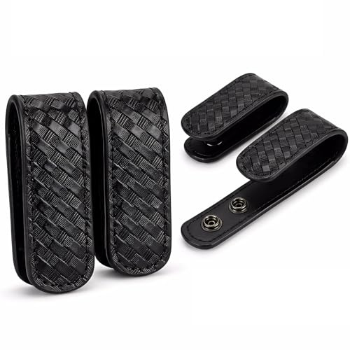 ROCOTACTICAL Doppelter Schnapp-Gürtelhalter, passend für 5,7 cm (2,25 Zoll), 4 Stück