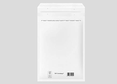 200 Luftpolsterumschläge 240 x 350 mm | Luftpolstertaschen F6 | weiße Versandtasche DIN A4+ | in CD C3 D4 E5 F6 G7 H8 I9 K10 wählbar