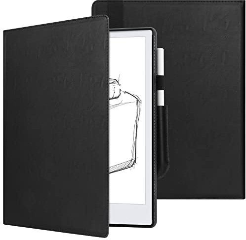 VOVIPO Case Cover Compatible with Remarkable 2 10.3 Digital Paper, Ultra Slim Book Folio Leather Case For Remarkable 2 10.3 2020 Released Digital Paper-New Black