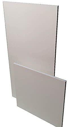 Flat Panel White uPVC Double Side Reinforcement - (24mm - 750x650mm)