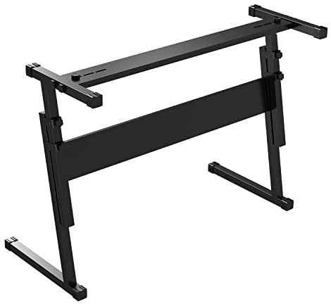 OYAYO Soporte para teclado Z-Style, altura ajustable, soporte de piano digital resistente para 61-88 teclas