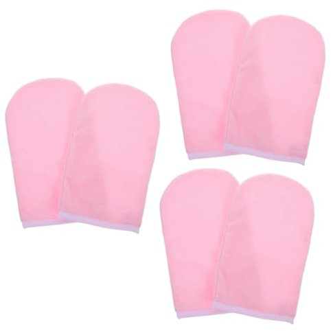 FRCOLOR 3paare Paraffinwachs-handschuhe Feuchtigkeitsspendende Spa-mitten Für Handpflege Atmungsaktives Design Für -wachsanwendungen Und Hautpflege Zuhause Mit Weißem