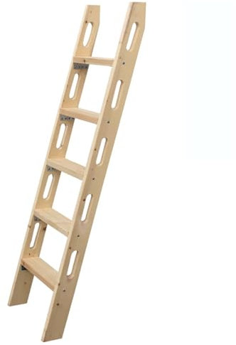 Universelle Etagenleiter für Reiseanhänger, platzsparende Wohnmobil-Trittleiter, Holz, Innen-Dachbett/Schlafsaal-Zubehör für kleine Räume, ideal für Schlafsäle, Schlafzimmer, Wohnungen, Hotels