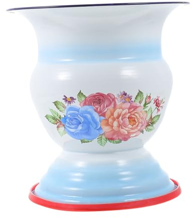minkissy Urinario Antiguo Escupidera Vintage Hogar Urinario Grueso De Impresión De Cámara Orinal Vintage Practico Para Baño