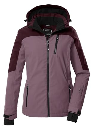 Killtec Damen Skijacke Funktionsjacke mit Kapuze und Schneefang KSW 435 WMN SKI Jckt 00523-malve 36