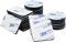 Caremore 30 Pièces Scotch Double Face Extra Fort, Noir, 5 cm x 3 cm x 3 mm (rectangles), 4 cm x 4 cm x 3 mm (squares), 4 cm x 4 cm x 3 mm (rounds), Ruban Adhésif Double Face
