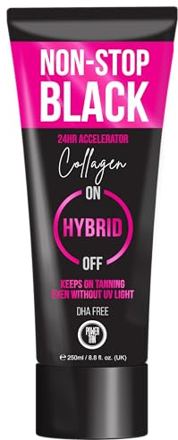 Power Tan Non-Stop Black Collagen Hybrid 24hr Accelerator Cream 250ml