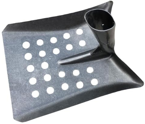 Yardenfun Pala De Limpieza Plana Multiusos para Estiércol y Jardín, Pala Pequeña De Metal para Granjas Avícolas y Limpieza Agrícola, Herramienta Resistente para Terrenos y Paredes