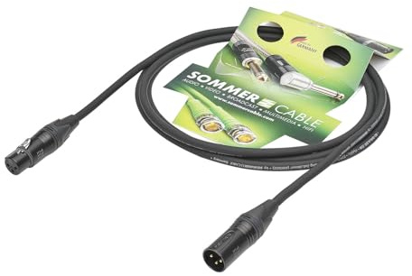 Sommer Cable 5m Mikrofonkabel SC-Galileo 238, 2 x 0,38 mm² 2-fach geschirmt - Stecker Velvet Chrome XLR/XLR, NEUTRIK 500cm - GAU2-0500-SW