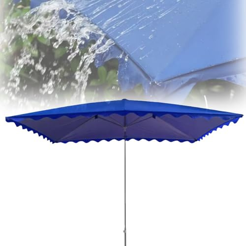Grande ombrello impermeabile per mercato, 3 x 3 m, 4 x 2 m e 3 x 3 m, ombrellone da giardino per prato, spiaggia e piscina, ombrellone resistente