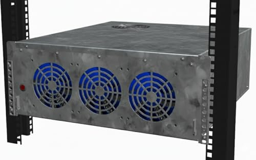 R-CASE 6 ATX RAL - RACK fodral 19 tum, 4U storlek, ATX, 12xHDD, 4 x SSD